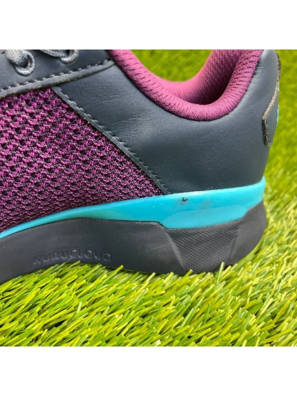 Kuru Quantum 2.0 Womens Size 5.5D Purple Blue Athletic Running Shoes Sneakers